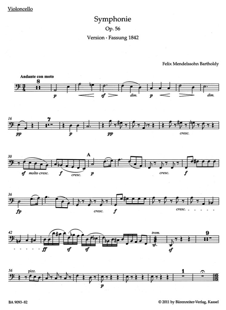 Symphony in A minor No. 3